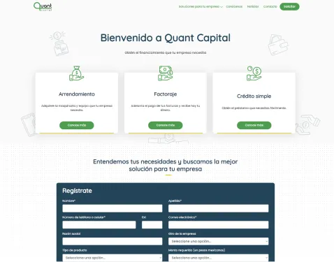 Plataforma de Quant Capital
